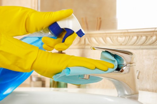 Detailed post-renovation cleaning in a modern property