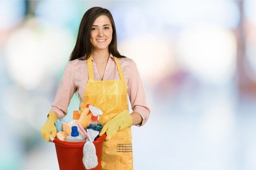 Cleaners in Finchley maintaining a fresh and hygienic interior